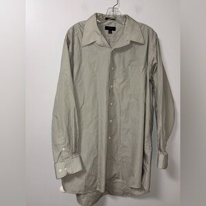 Covington pale green/gray long sleeve button down mens XL 17-17.5 34-35